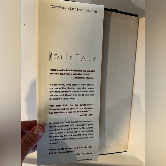 Movie Talk by David Shipman. Hardcover. First Edition. - Picture 5 of 7